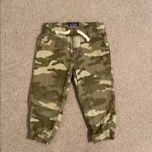 Toddler boys camo pants
